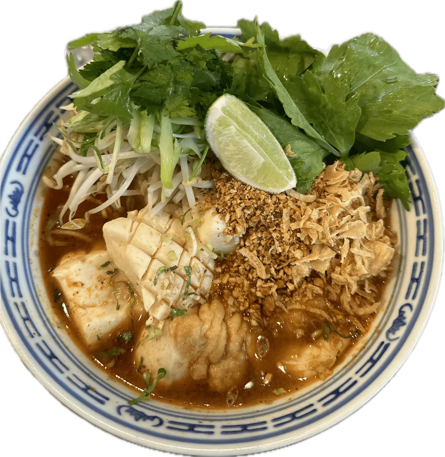 Hot and Sour Seafood Noodles