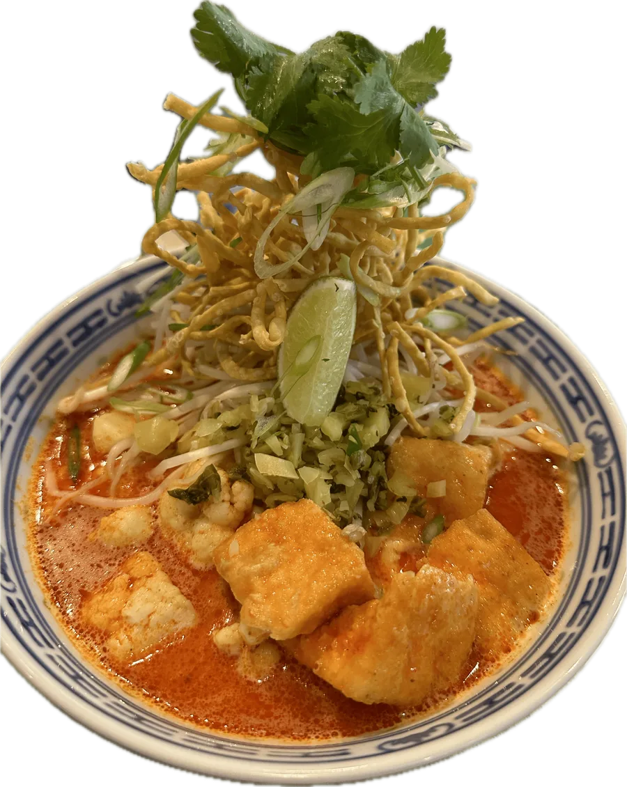 Vegetarian Khao Soi Tofu
